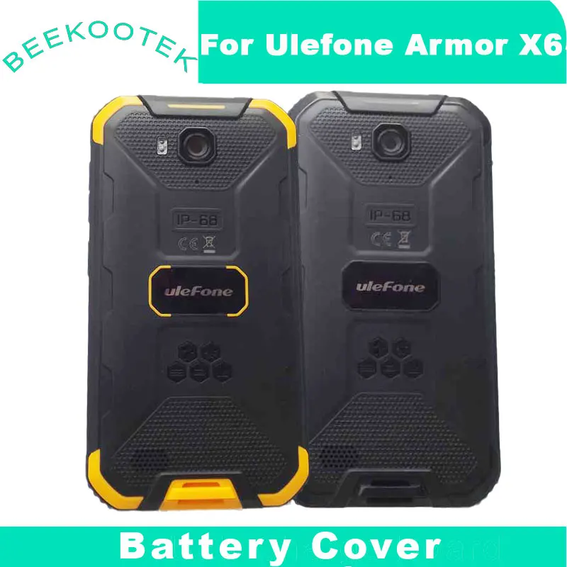 

New Original For Ulefone Armor X6 battery cover Durable back case with Microphone For Ulefone Armor X6 Phone