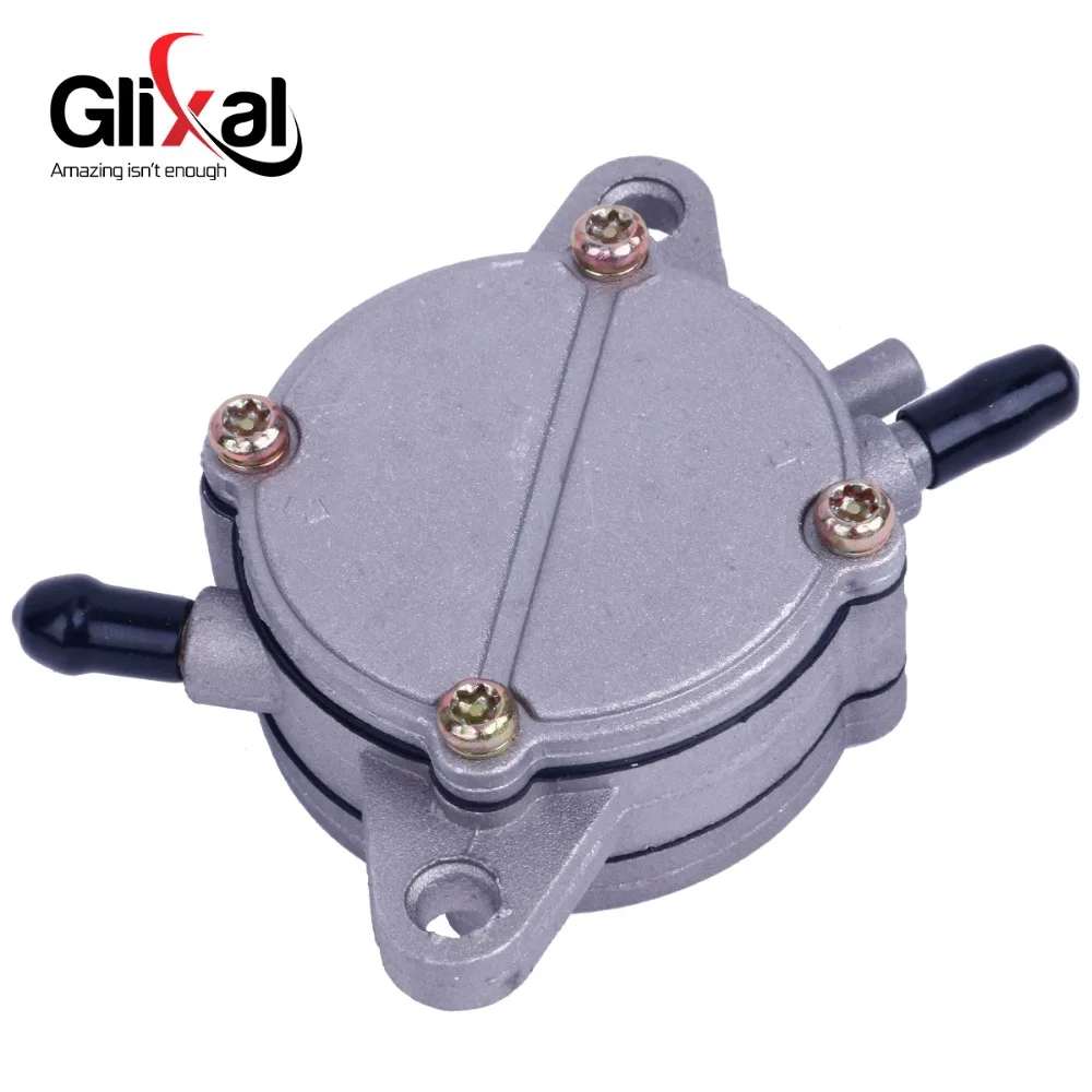 Glixal Gas Vacuum Fuel Pump Valve Petcock Switch for GY6 125cc 150cc Moped Scooter ATV Go-Kart