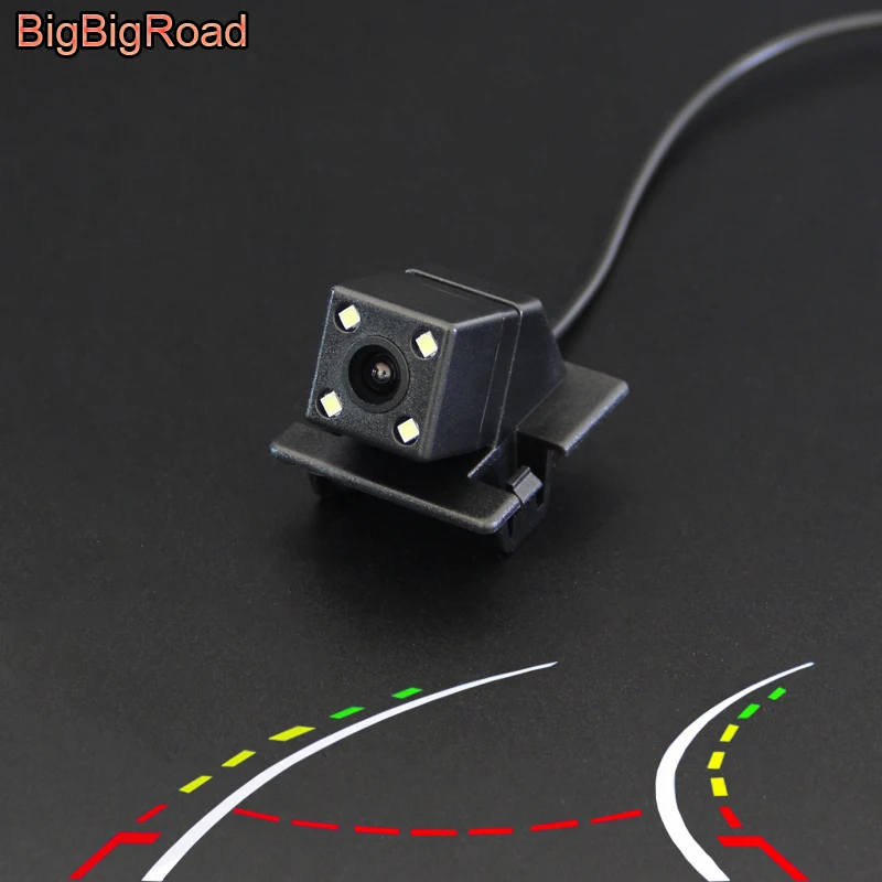 

BigBigRoad For Mazda 2 Mazda2 M2 Hatchback 2016 2017 2018 2019 2020 Car Intelligent Dynamic Trajectory Tracks Rear View Camera