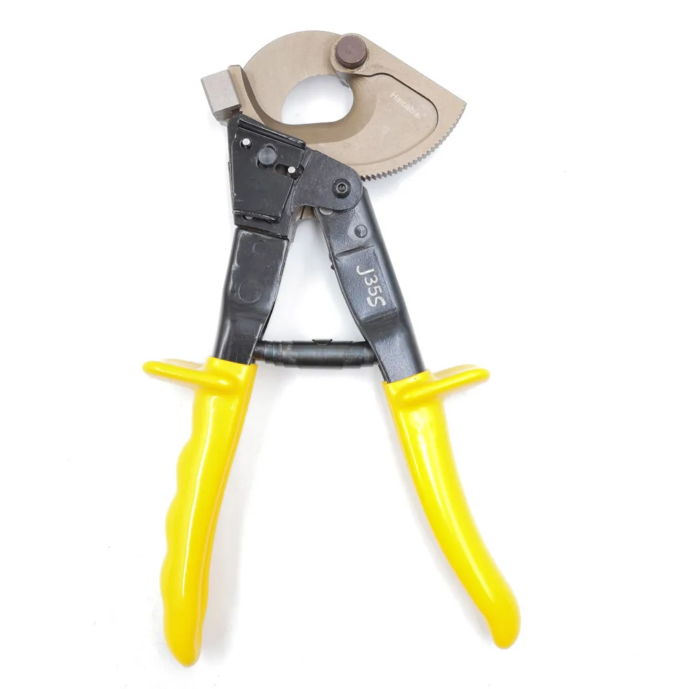 

Heavy duty cable cutter ratchet wire cutter hand J-35S copper aluminum cable cutter