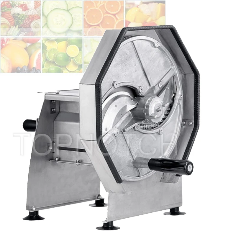 

Commercial Manual Fruit Slicer Potato Carrot Lemon Chips Slicer Vegetable Fruit Salad Slicing Machine Shredder