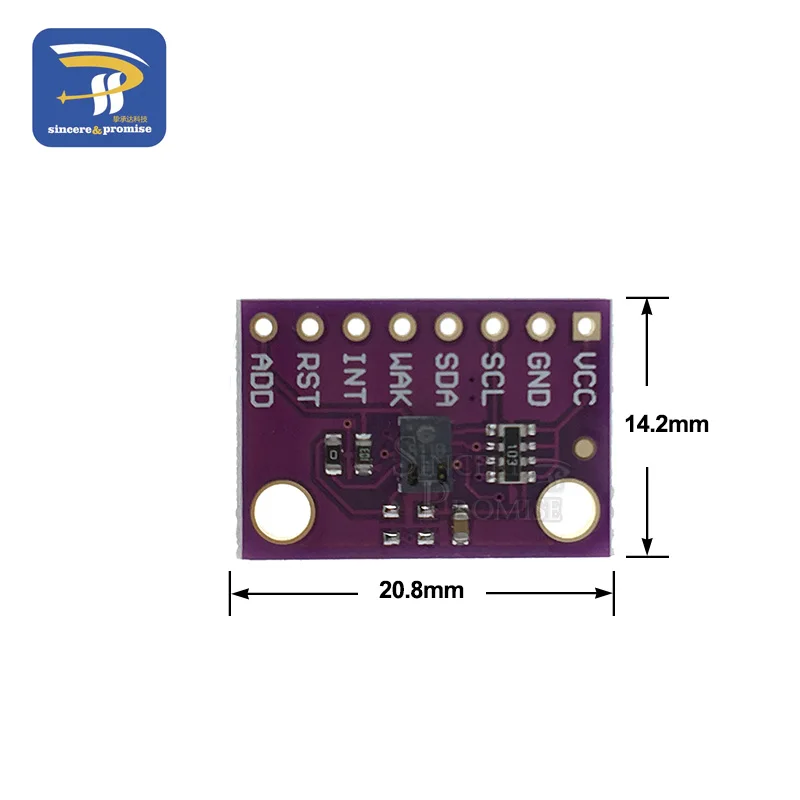 Sensor de detecção de dióxido de carbono, módulo ccs811, co2, eco2, tcs, qualidade do ar, detecção i2c, saída para arduino