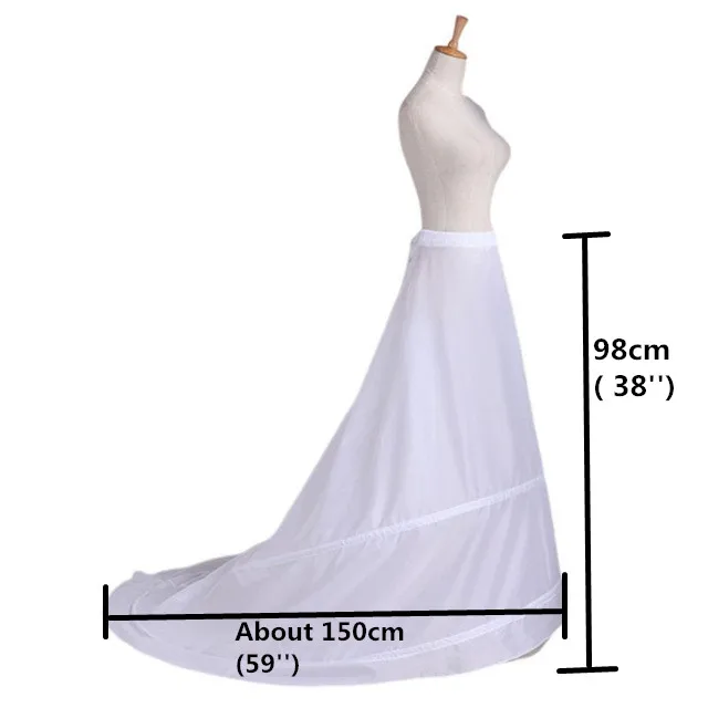 Bridal Petticoat Crinoline Underskirt Wedding Dress Hoop Lolita Petticoat Long Fancy Slips White Petticoat Rockabilly tulle