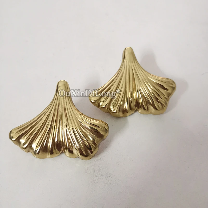 

Design 10PCS Pure Brass European Ginkgo Leaf Furniture Handles Drawer Pulls Cupboard Wardrobe Kitchen Shoe TV Wine Cabinet Pulls