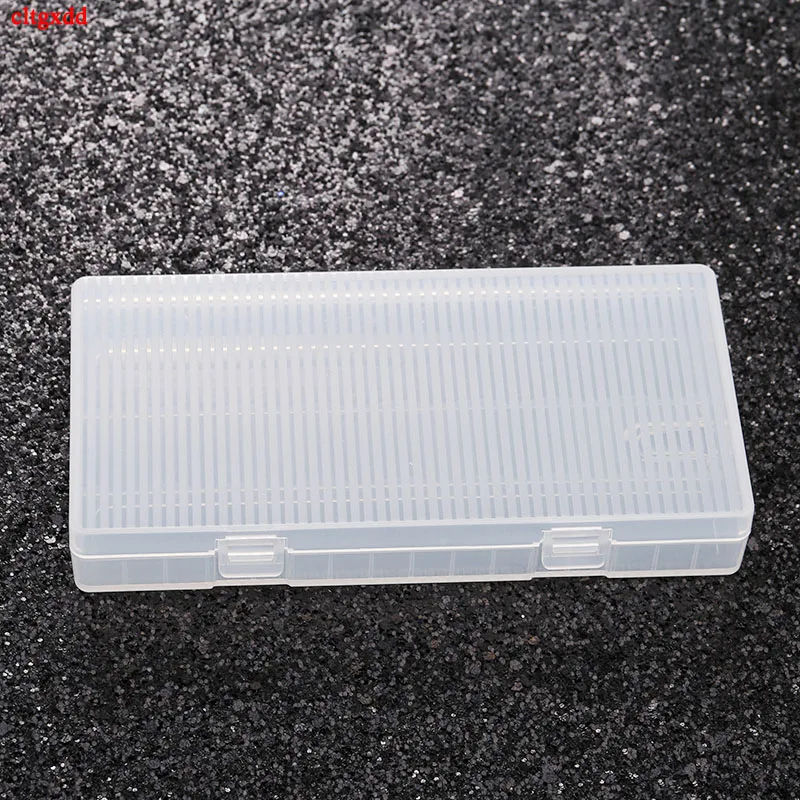 1PC 8X18650 Battery Holder Case 18650 PP Battery Storage Box with Hook Holder Transparent Strong Hard Protection Box