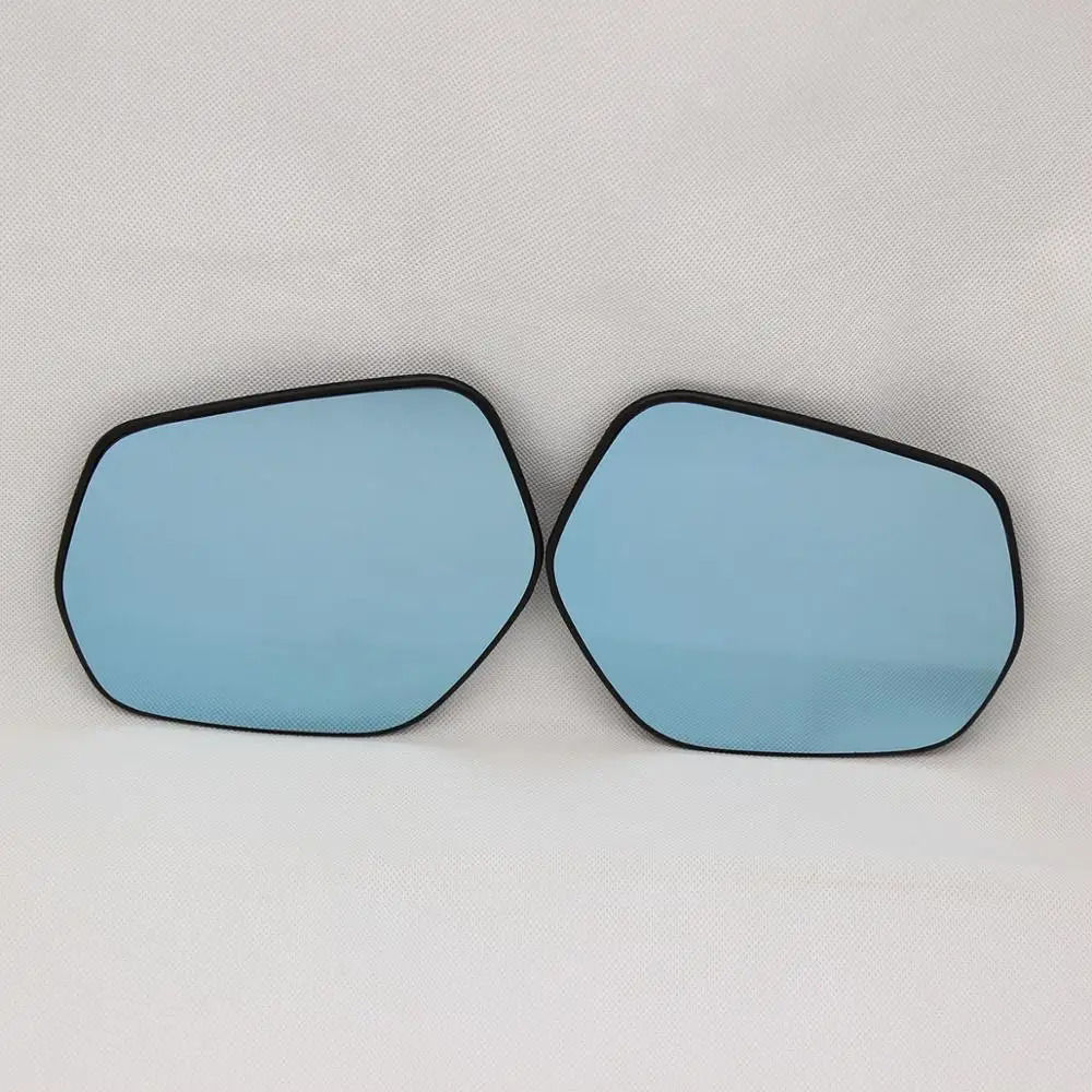 Blue Wing Mirror Glass With Base-Heated Car Angle Wide Glare Proof Mirror LED Turn Signal Lamp For Honda HR-V  Vezel