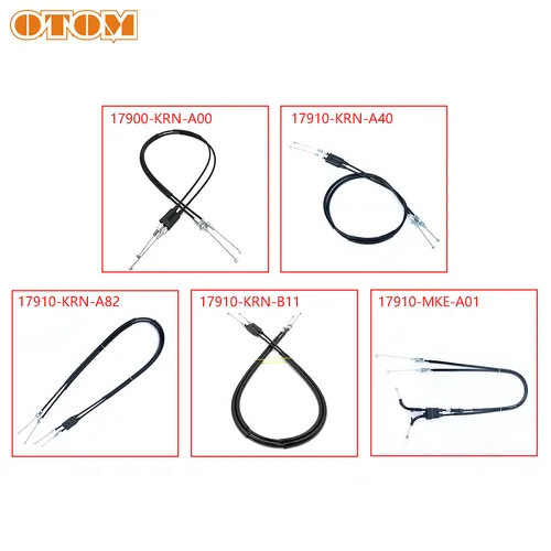 OTOM Cable de línea de acelerador para motocicleta, accesorios para HONDA CRF, CRF250R, X, CRF450R, CRF450RX, Pit Dirt Bike, Cables de tubo Twister