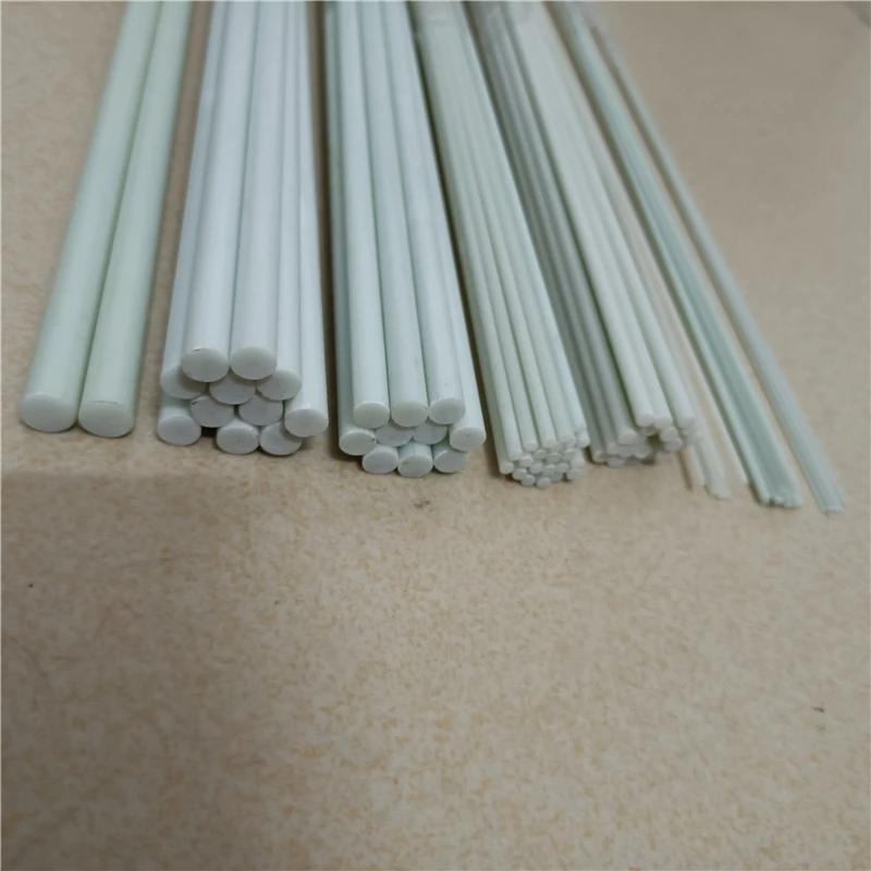 10pcs white glass fiber Rod 0.8mm/1mm/1.2mm/1.5mm/1.6mm/2mm/2.8mm/3mm/4mm/5mm/6mm/7mm/8mm/9.5mm/10mm Fiberglass rod Lenght 500mm