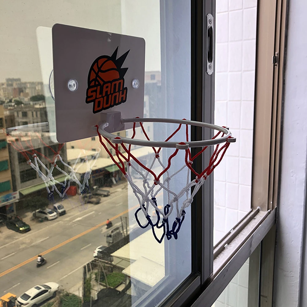 Mini Basketball Hoop & Backboard Set - usage example