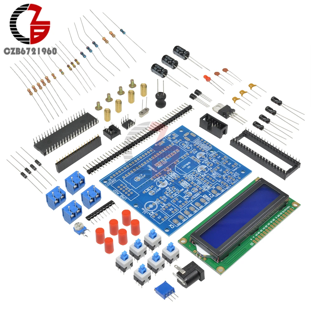 Offer Schematic ! Digital Secohmmeter Frequency Capacitance Inductance Meter CF Inductor Capacitor Tester Permittimeter DIY Kit