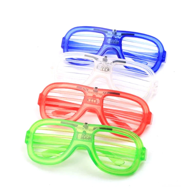 New Led Illuminated Blinds Glasses Bar Prom Party Performance Cheering Props Festival Celebration Active Atmosphere Flash Toy