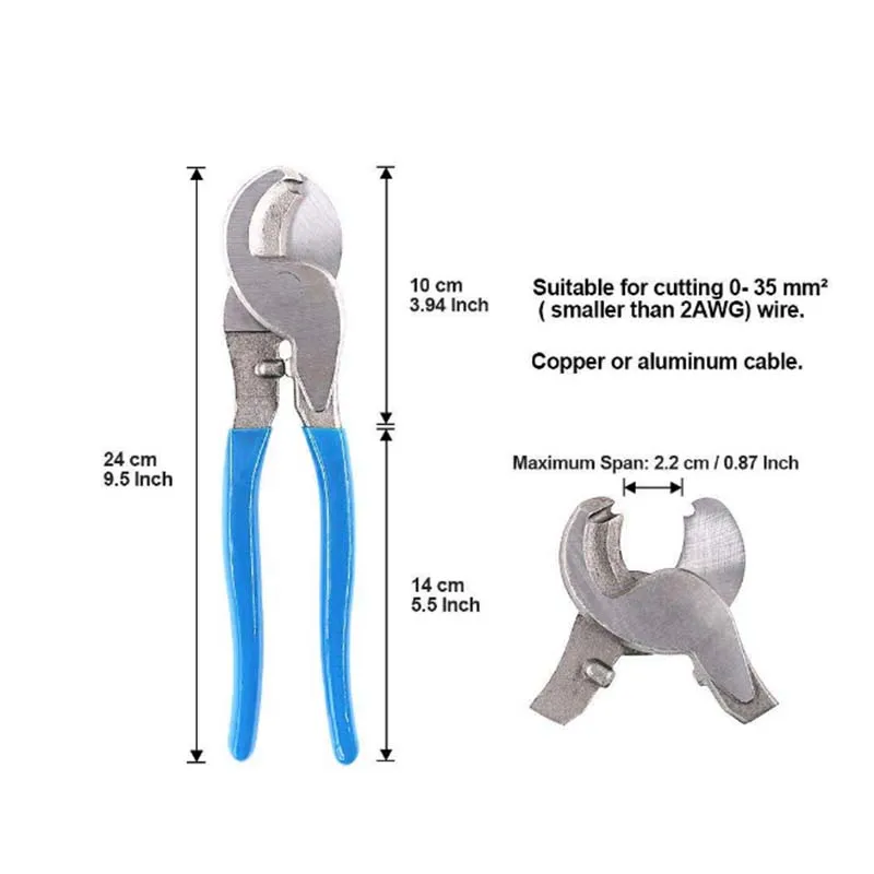 Adjustable European Large Crimping Pliers Copper All Aluminum Terminal Crimping Pliers HX-50B+HJ-130 Terminal Crimping Pliers