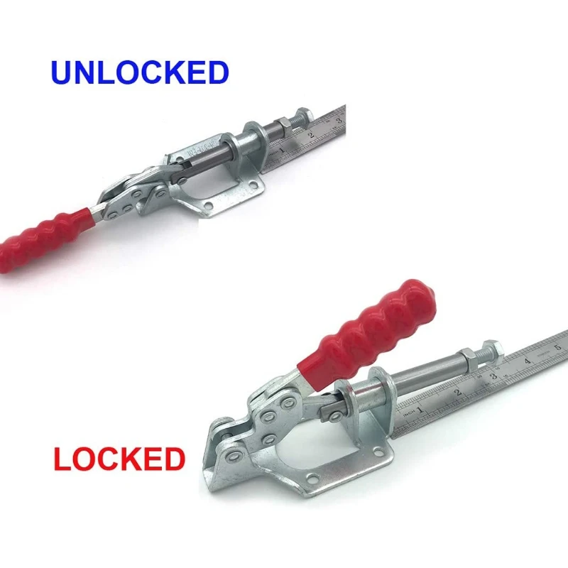 

Зажим рычажный вертикальный/горизонтальный, GH-302-FM/136 кг, 1 шт.