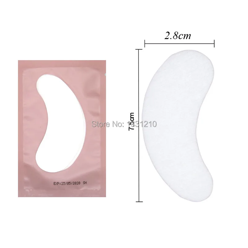 50pairs/pack New Hydrogel Paper Patches Eyelash extension Patches for eyelash Under Eye Pads Soft Eye Lashes Patch extensions