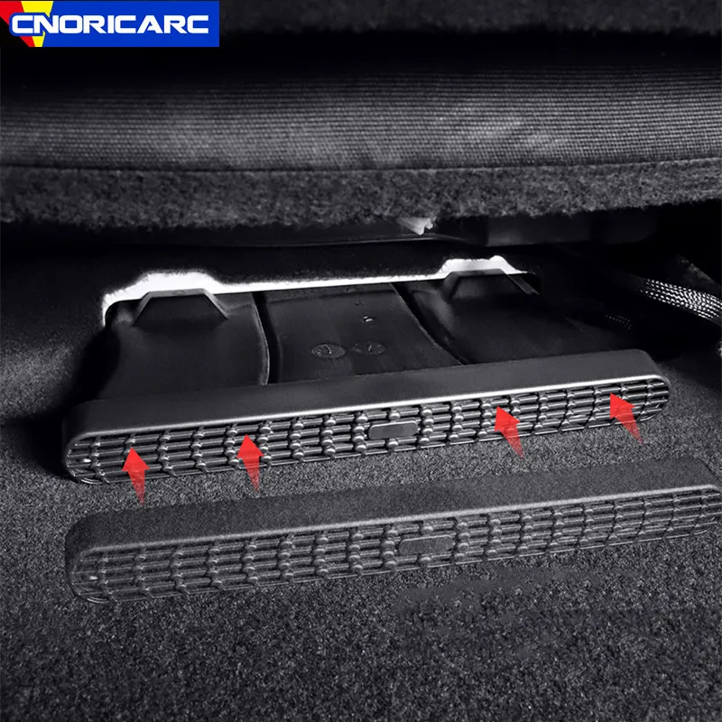 Car Under Seat Air Conditioning Outlet Protective Cover Trim For Mercedes Benz CLA C117 GLA X156 A Class W176 Accessories