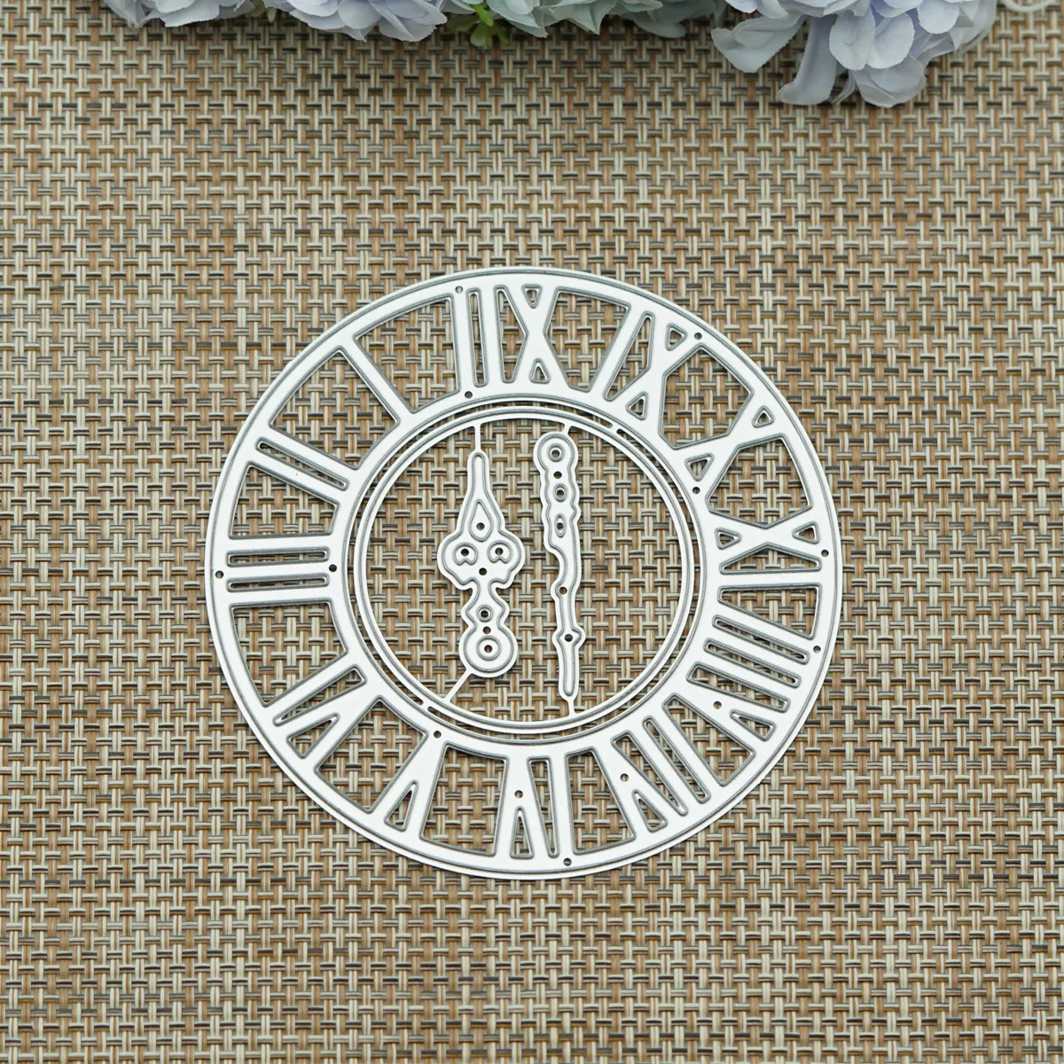 For Scrapbooking Clock Pattern Large Size Metal Cutting Dies DIY Memory Card Photo Album Clipart Paper Art Work Decorating