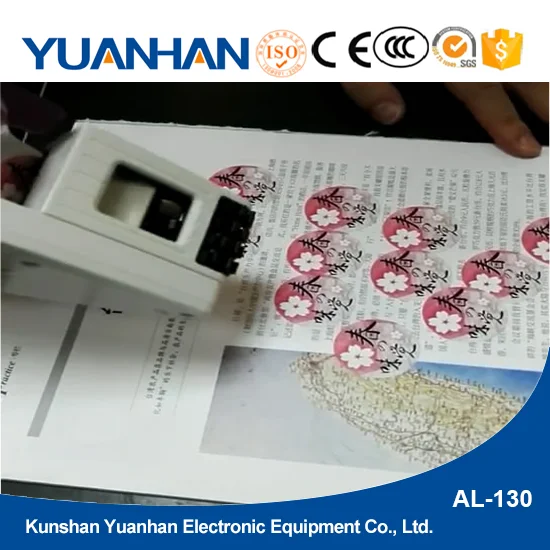 Economical Portable manual flat sticker label dispensing machines