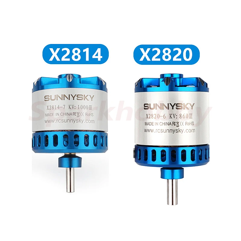 SUNNYSKY X2814-III X2820-III 860/900/1000/1200/1250KV 3-4S Brushless Motor Large Thrust for RC Quadcopter Airplanes Fixed Wing