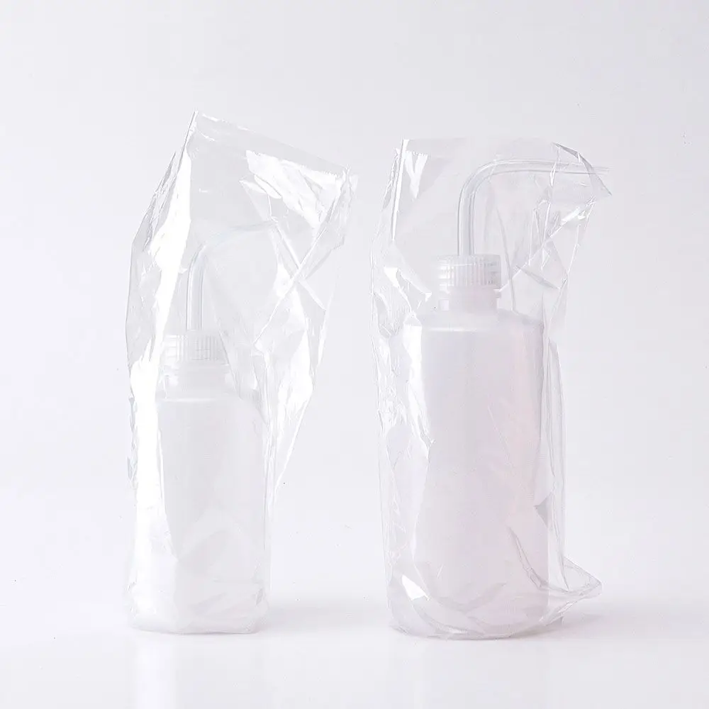 250 Pcs/Box EZ Tattoo Spray Bottle Bags Disposable Cover Bag for Both Small/Bag Size Bottles Clear Color