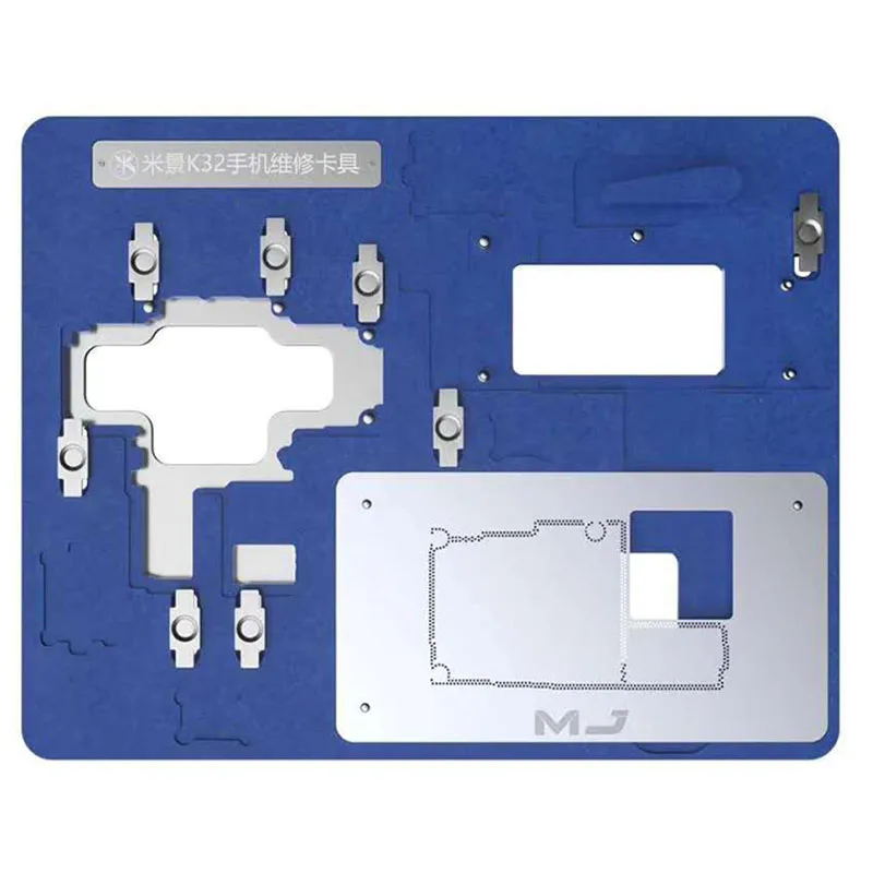 Mijing K32 PCB Fixture Holder for iPhone 11/11 PRO/11 Pro Max Soldering Fixture PCB IC Chip Jig Welding Repair Platform Clamp