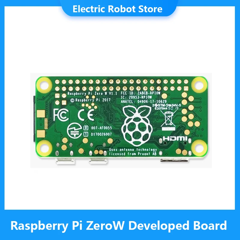 Raspberry Pi Zero W Singleboard Computer wireless Wifi bluetooth computer board with 1GHz CPU 512MB RAM Flexible Interface