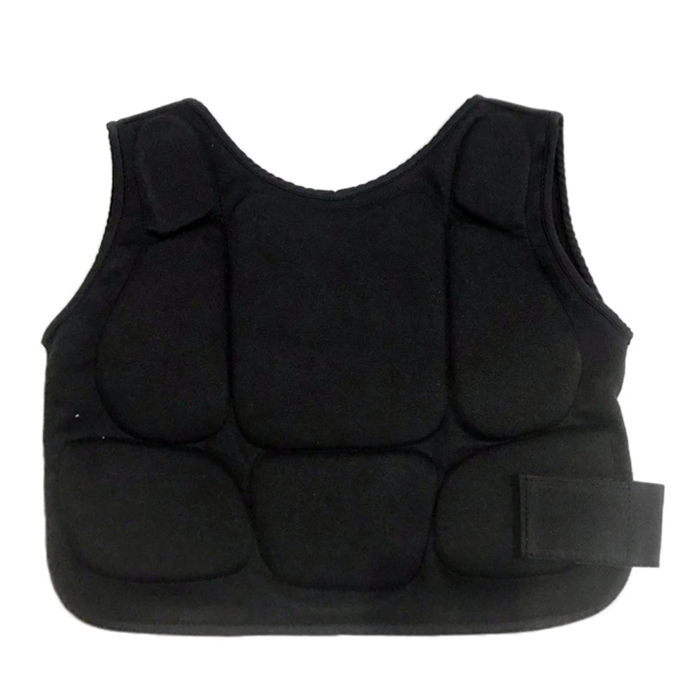 Black Karate Chest Guards Body Protector Men Women Shield Pad for MMA KickBoxing Boxing Taekwondo Muay Thai Training Child Vest