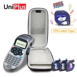 UniPlus Hard Case Protective Fit for Dymo Letratag LT-100H LT100H Label Printer Bag Carrying Storage Box Shockproof Business Bag