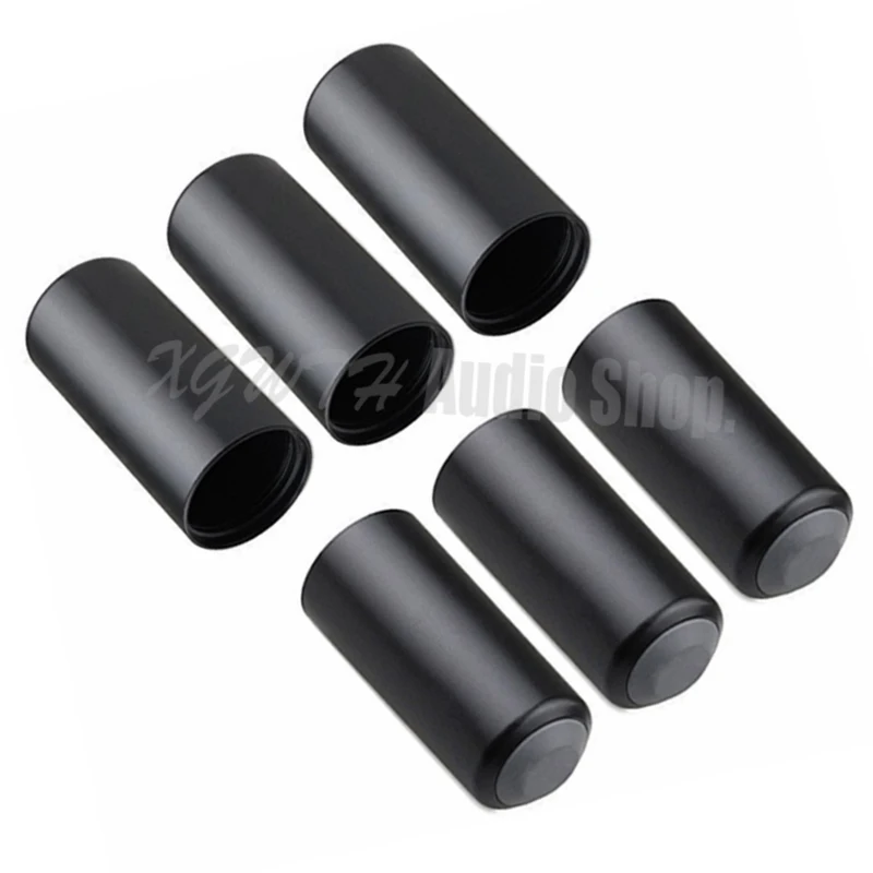 

Black Microphone Cover Cup Screw on Cap For Shure PGX2 PGX4 SLX4 SLX2 BETA58 SM 58 Wireless Replacement SLX PGX 6Pcs