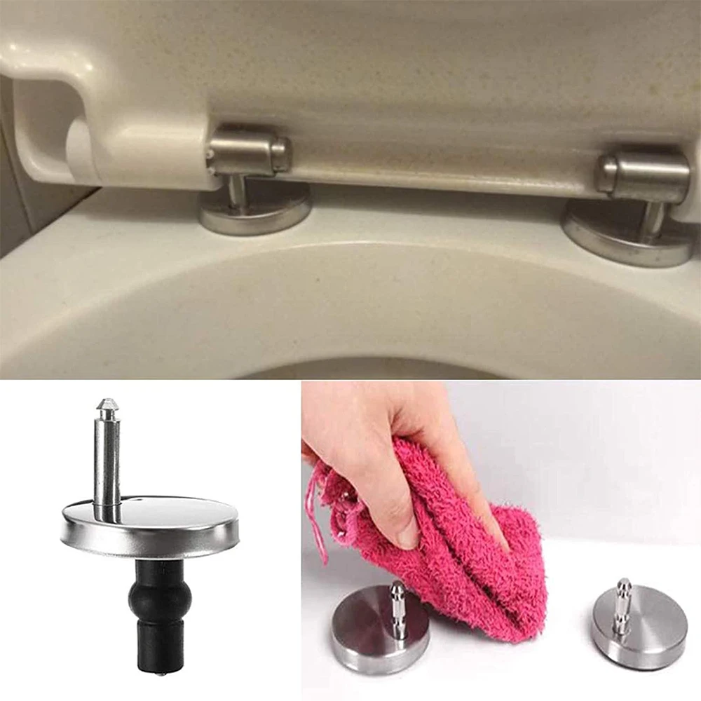 1Pair(2PCS) Connecting Pin and Mounting Bolt Anchor For Toilet Seat