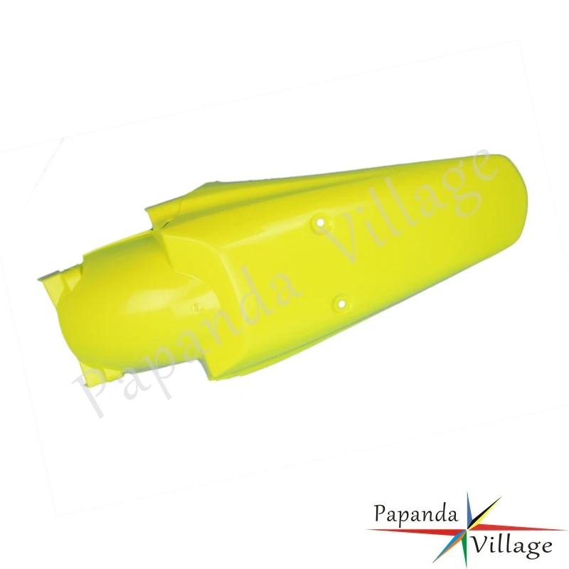 Yellow Dual Sport Rear Fender Motocross Tail Mudguard Splash Cover For SUZUKI DR DRZ 70 125L 200 400 RM 85 100 RMZ 250 450