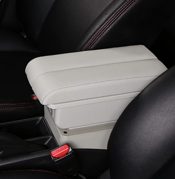 Auto 301 Citroen C-Elysee armsteunbox elleboogsteun middenconsole opslag met telefoon opladen USB-interface bekerhouder