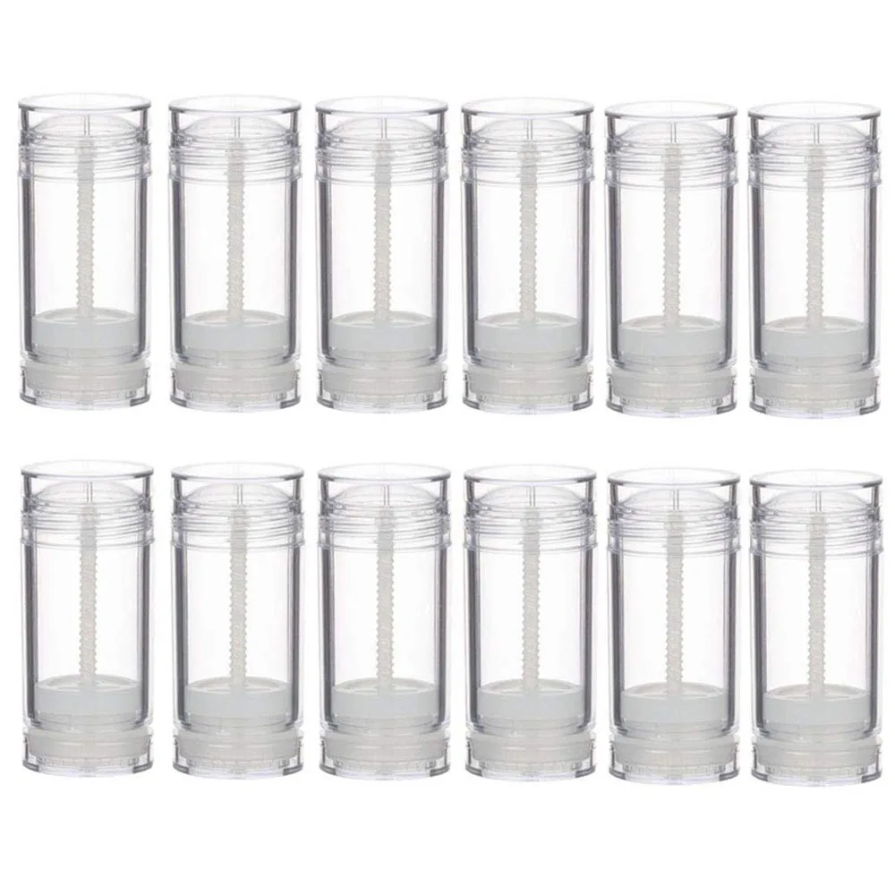 

10pcs/lot 30ml 1oz Clear Twist-up deodorant container Transparency push tubes for solid deodorant or bar lotion