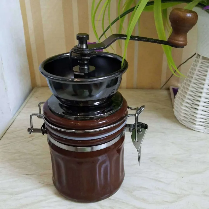 

Ручная кофемолка Ручная кофемолка Моющийся керамический сердечник Ручная ручная кофемолка для эспрессо Smash Machine