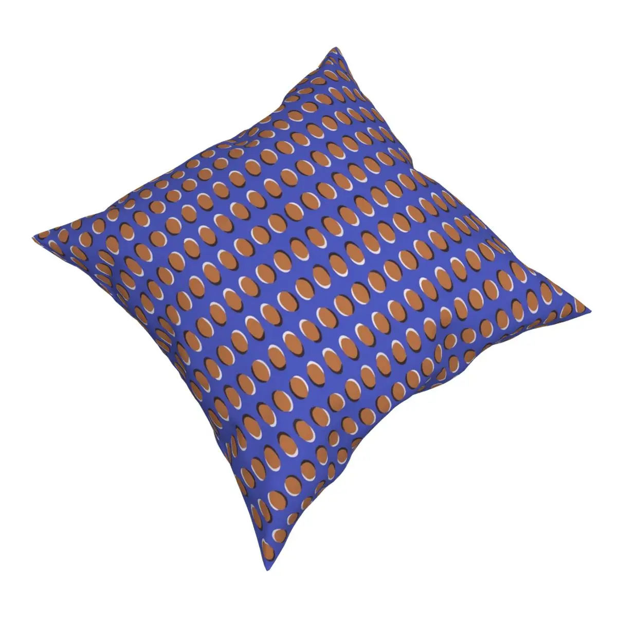 Optical Illusion Of Circles Moving Square Pillowcase Polyester Pattern Zipper Decor Throw Pillow Case Sofa Seater Cushion Cover