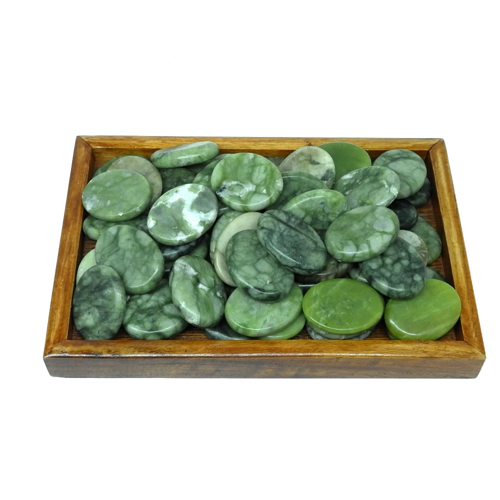 10PCS 3x4cmSpa Rock Basalt Stone Beauty Stones Massage Lava Natural Stone Hot Relieve Stress RELAX jade massage set toe massage