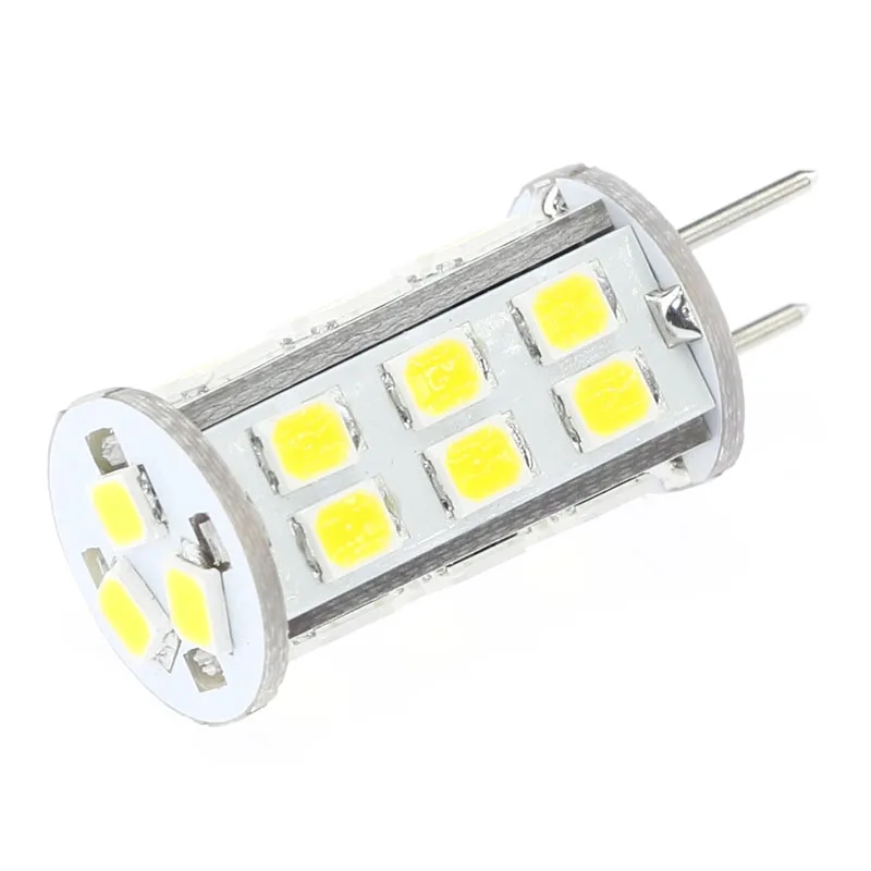 Led G6.35 Bulb Super Bright High Power 2835SMD 27leds Up to 350LM Wide AC/DC 24V  Dimmable Bulb RV Dome Light Cabin  1pcs/lot