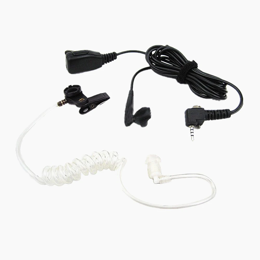 Auricular intra-auricular para rádio Walkie Talkie, tubo acústico, para Sepura Tetra SRP2000, SRP3000, SRH3500, SRH3800, 2PCs