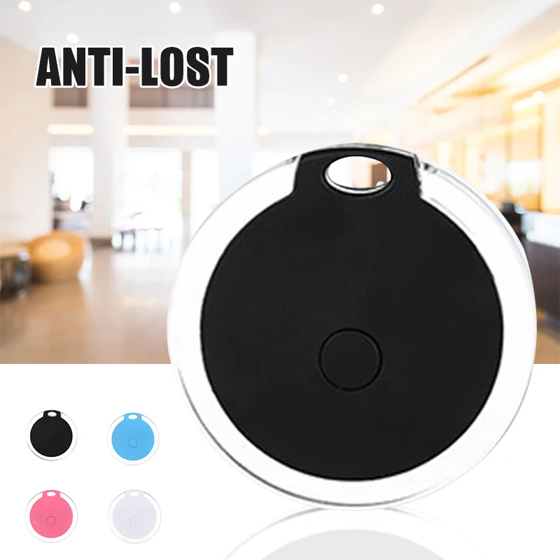 Bluetooth Tracking Locator BT 4.0 Small Portable Intelligent Anti-Lost Device Round Waterproof Alarm Anti-Lost Alarm DJA88