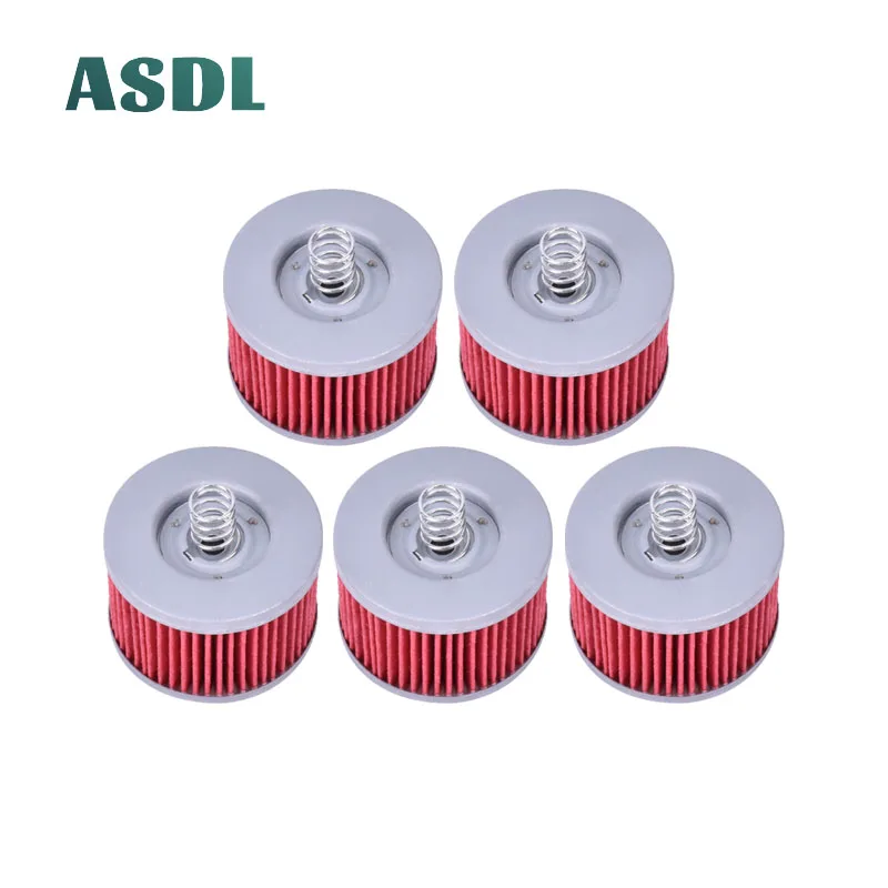 

5 Pieces Motorcycle Oil Filter for Bajaj 100 Boxer 115 Caliber 130 Boxer 135 Pulsar for Yamaha YS125 150 Byson FZ16