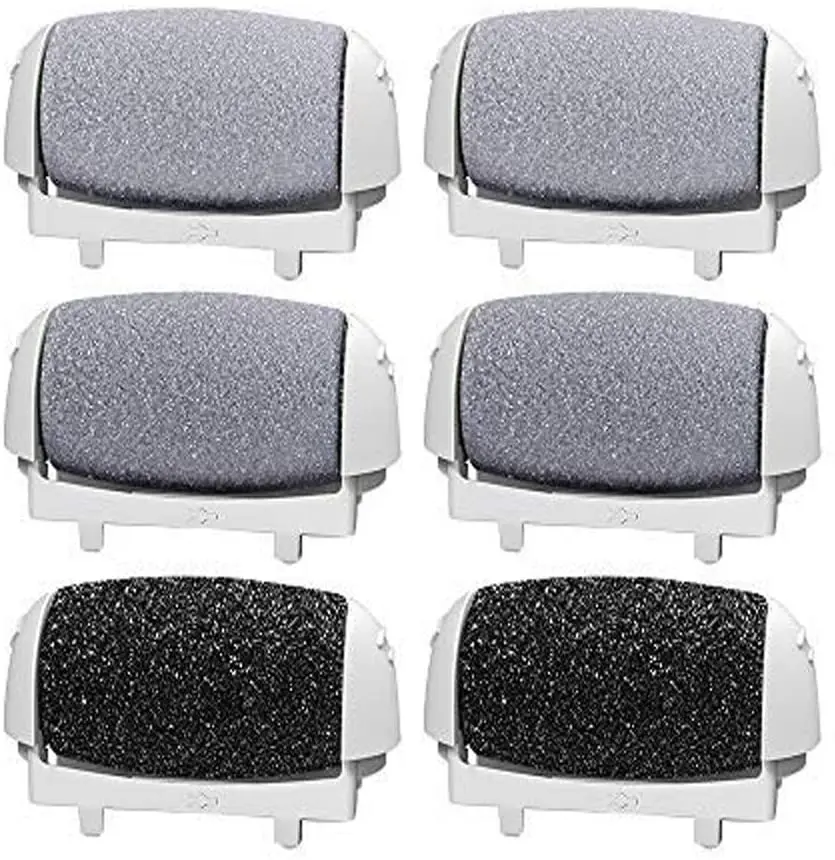 PRITECH 1138 Electric Callus Remover Roller Head Replacement Set 6PCS