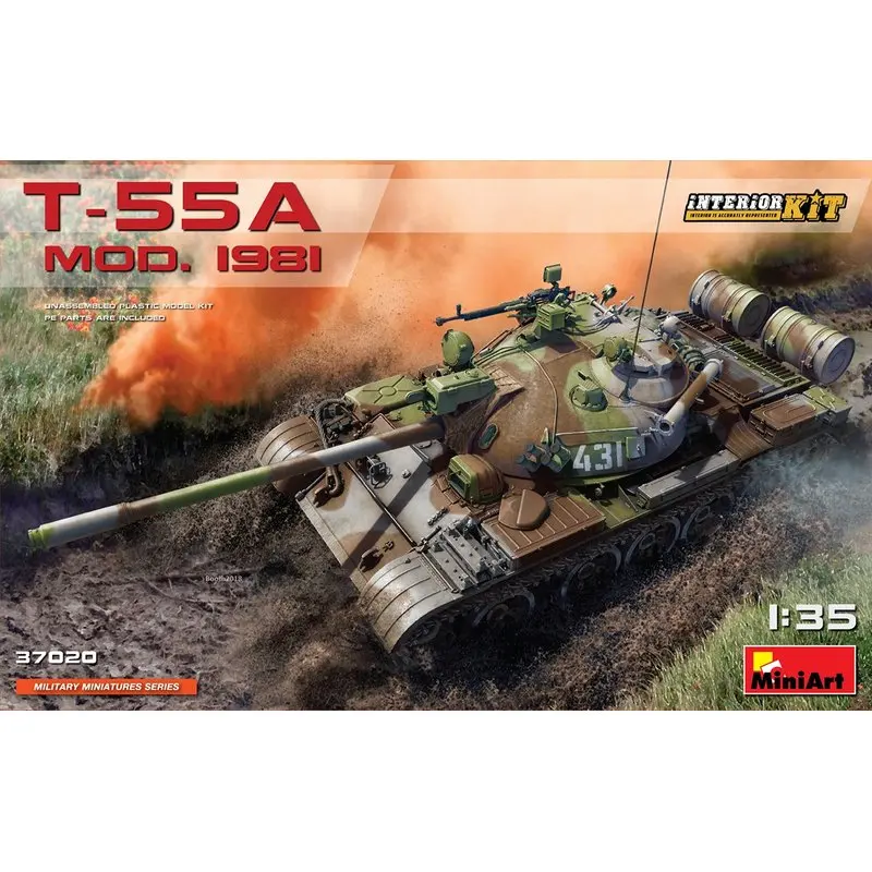 

MiniArt 37020 1/35 T-55A Medium Tank Mod.1981 - Interior Kit - Scale Model Kit
