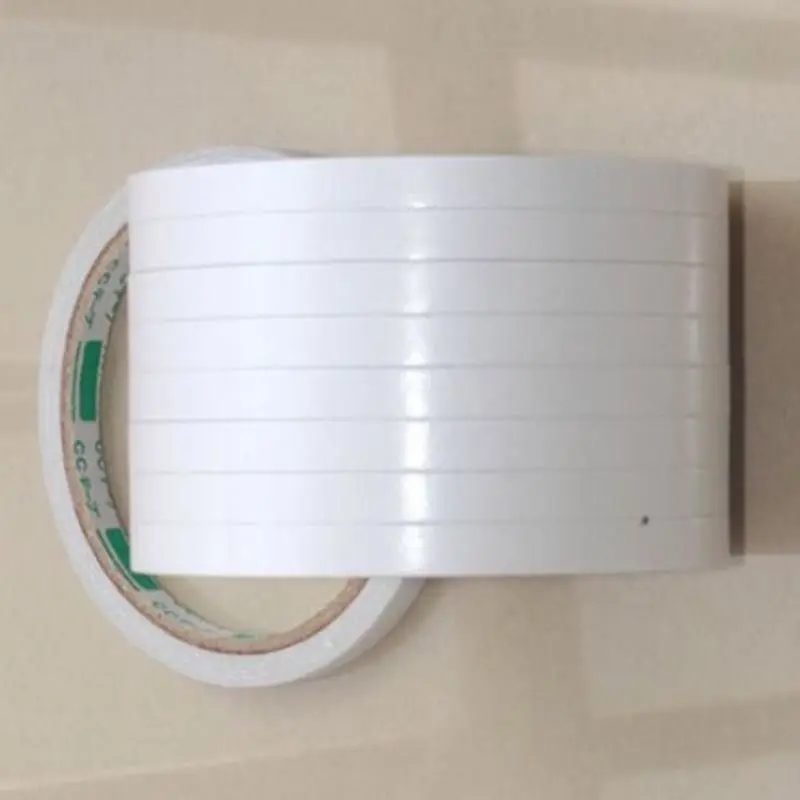 5 rollen 8mm Doppelseitige Weiß Super Starke Klebeband Washi Band Set Briefpapier Shop Für Dekorative Aufkleber scrapbooking