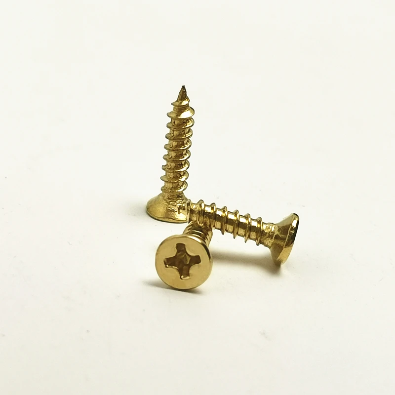 300pcs M2 viti autofilettanti 5mm 8mm 10mm ferro bronzo Hardware scatola di legno accessori per mobili accessori di fissaggio