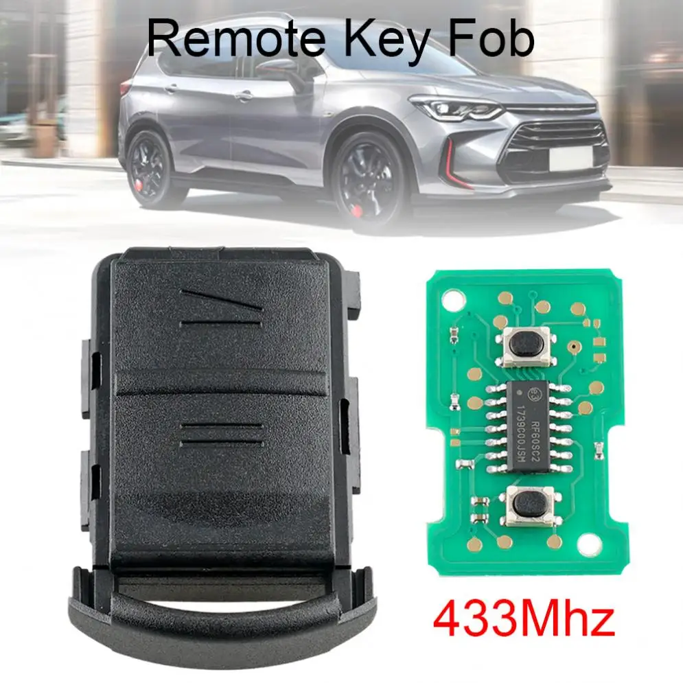 

433Mhz 2 Buttons Car Remote Key Fit for Vauxhall / Opel / Corsa / Combo / Meriva