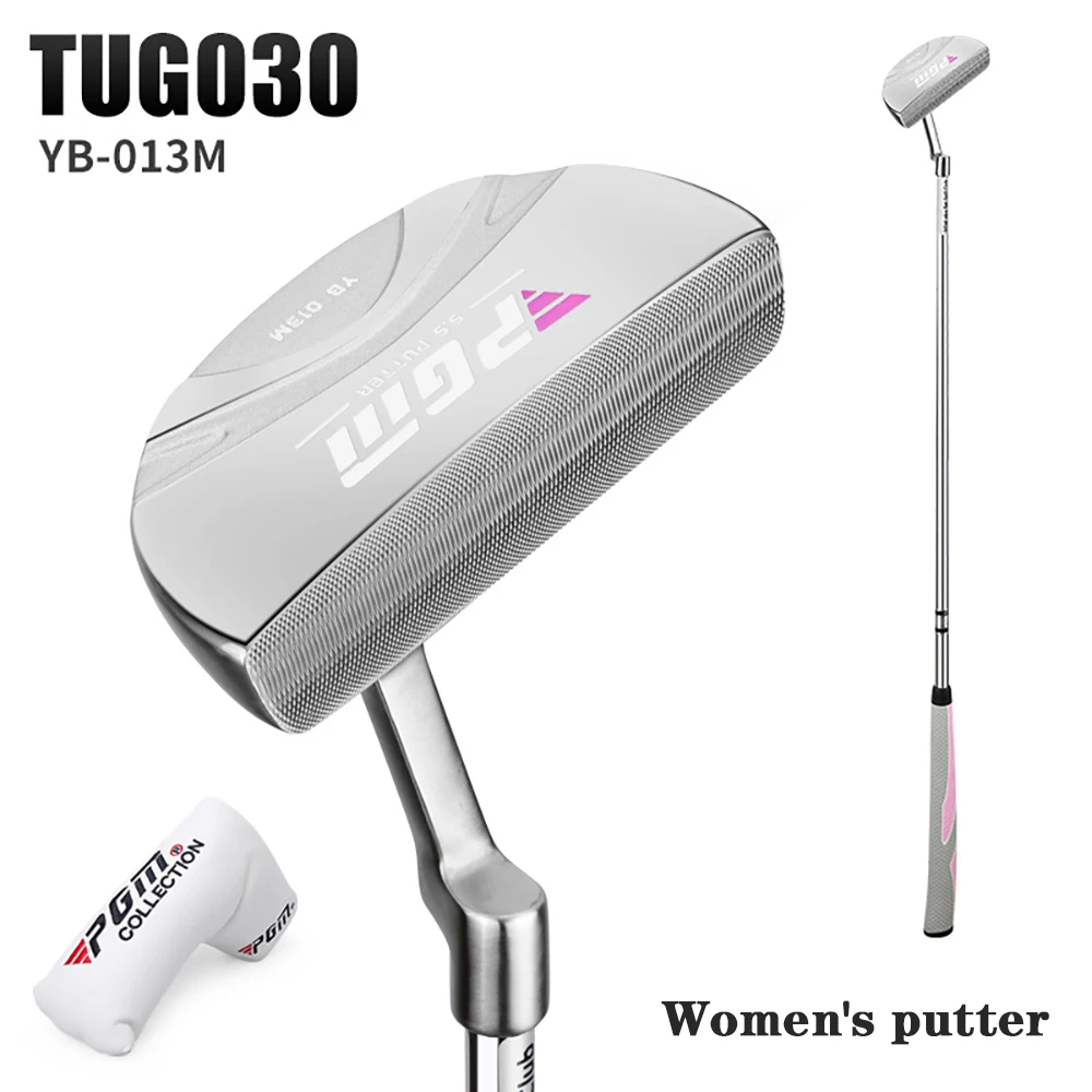 

PGM TUG030 Golf Clubs Women's Stainless Steel Small Half-round Cue Steel Shaft Stainless Steel Putter Head Golf Training Clubs