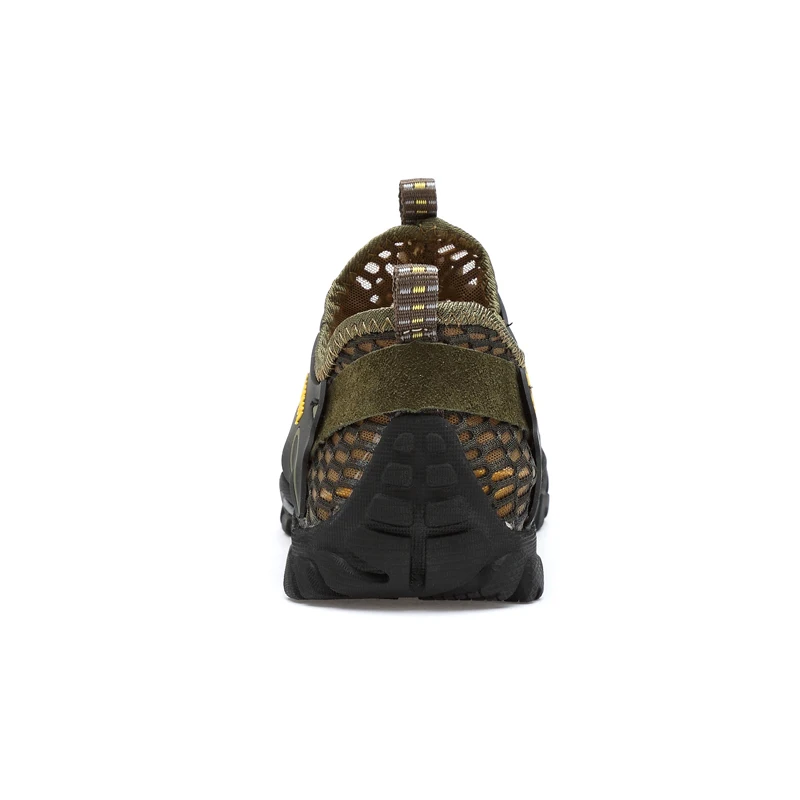 Zapatos de senderismo transpirables para hombre, zapatillas de deporte de ante y malla para exteriores, zapatos de escalada, calzado deportivo de