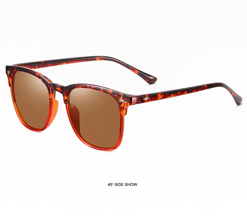 Mode quadratische polarisierte Sonnenbrille Männer Frauen klassische Niet Sonnenbrille für Männer hochwertige Anti-Blend-Fahr schirme – Detail 18