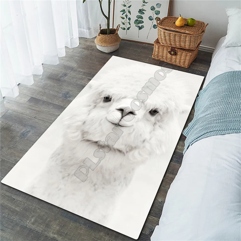 

Alpaca Area Rug 3D Printed Rugs Mat Rugs Anti-slip Large Rug Carpet Home Decoration 04