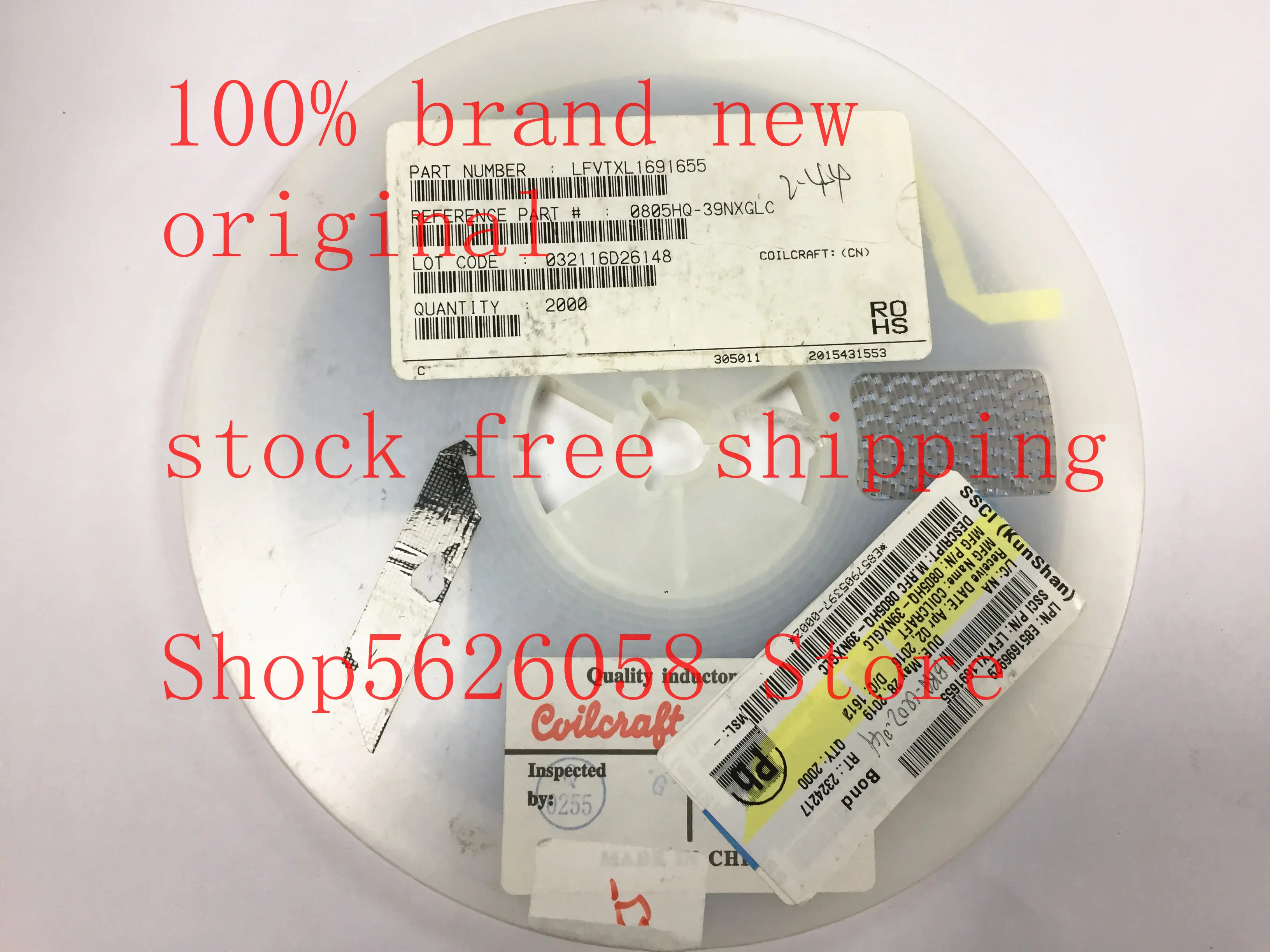 

50PCS-2000PCS/LOT 0805HQ-39NXGLC 0805HQ 39NXGLC SMD 100% new original