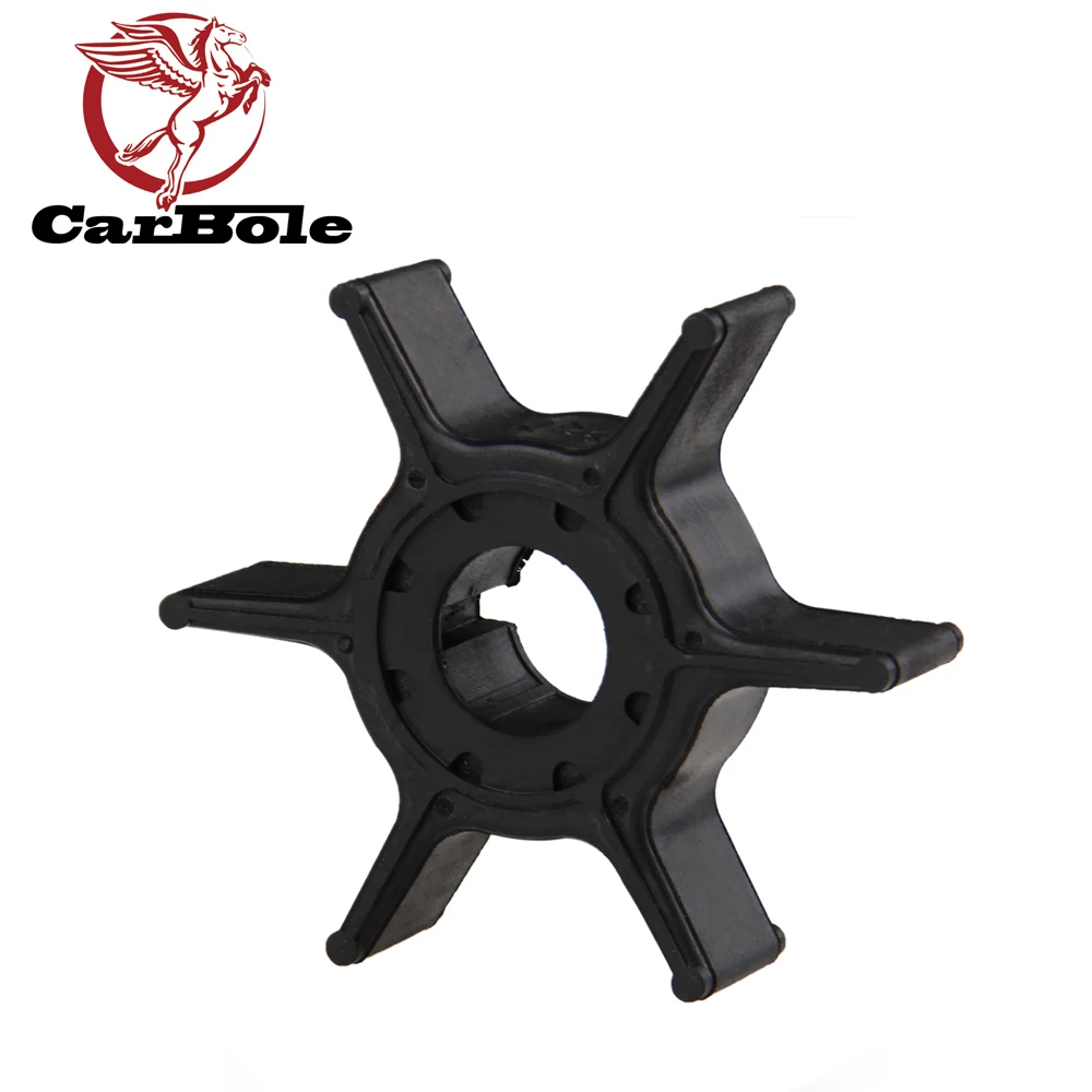 CARBOLE Outboard Motors 63V-44352-01-00 63V-44352-01 Impeller for Yamaha 8HP 9.9HP 15HP 20HP U-3040 12.97mm 52.88mm 13.49mm 14g